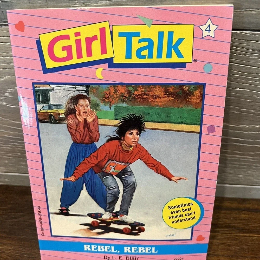 Girl Talk Book‎ Series Vintage 1990s LOT OF 4 L E Blair 2 4 6 9 Paperback Books